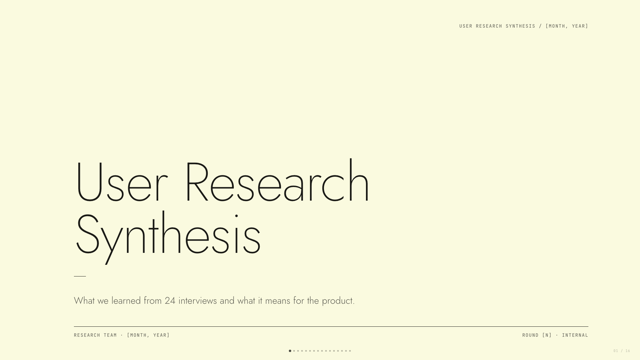 Monochrome — quiet cream & serif